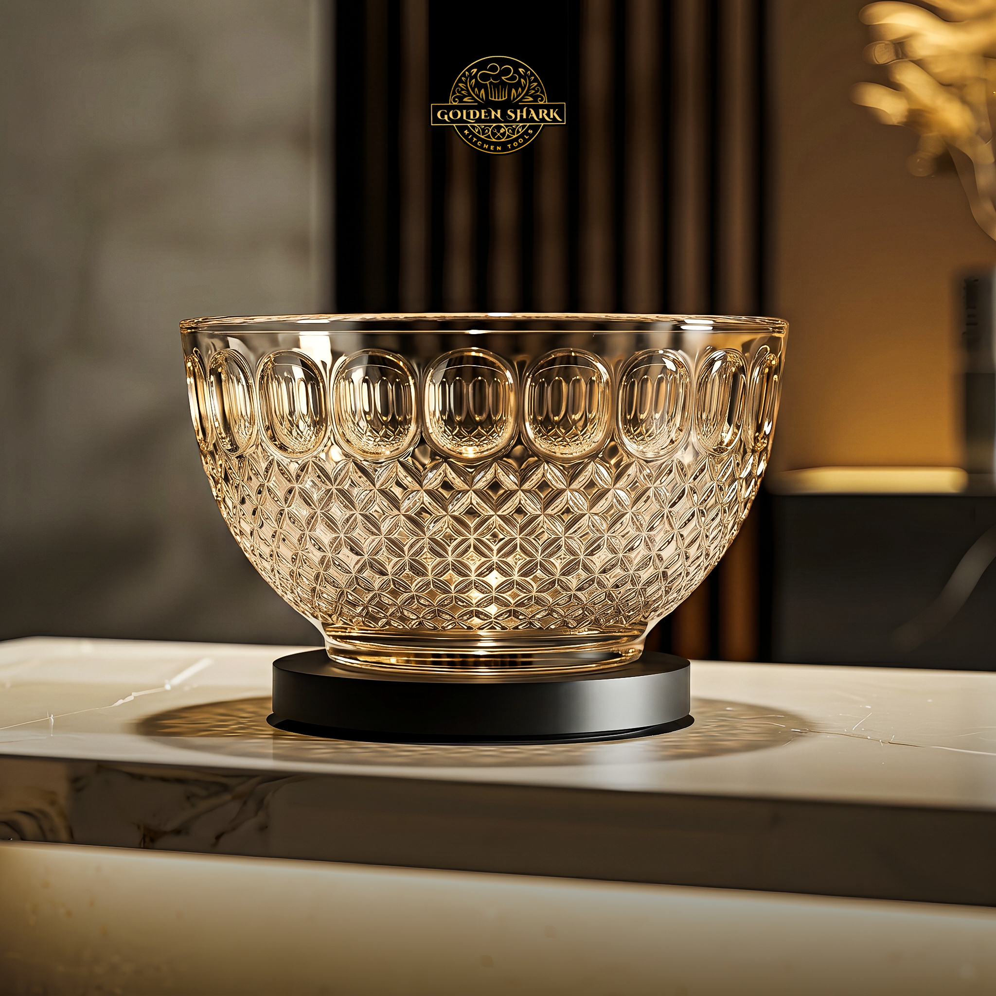 6-Piece Crystal Design Acrylic PC Khoshaf Set