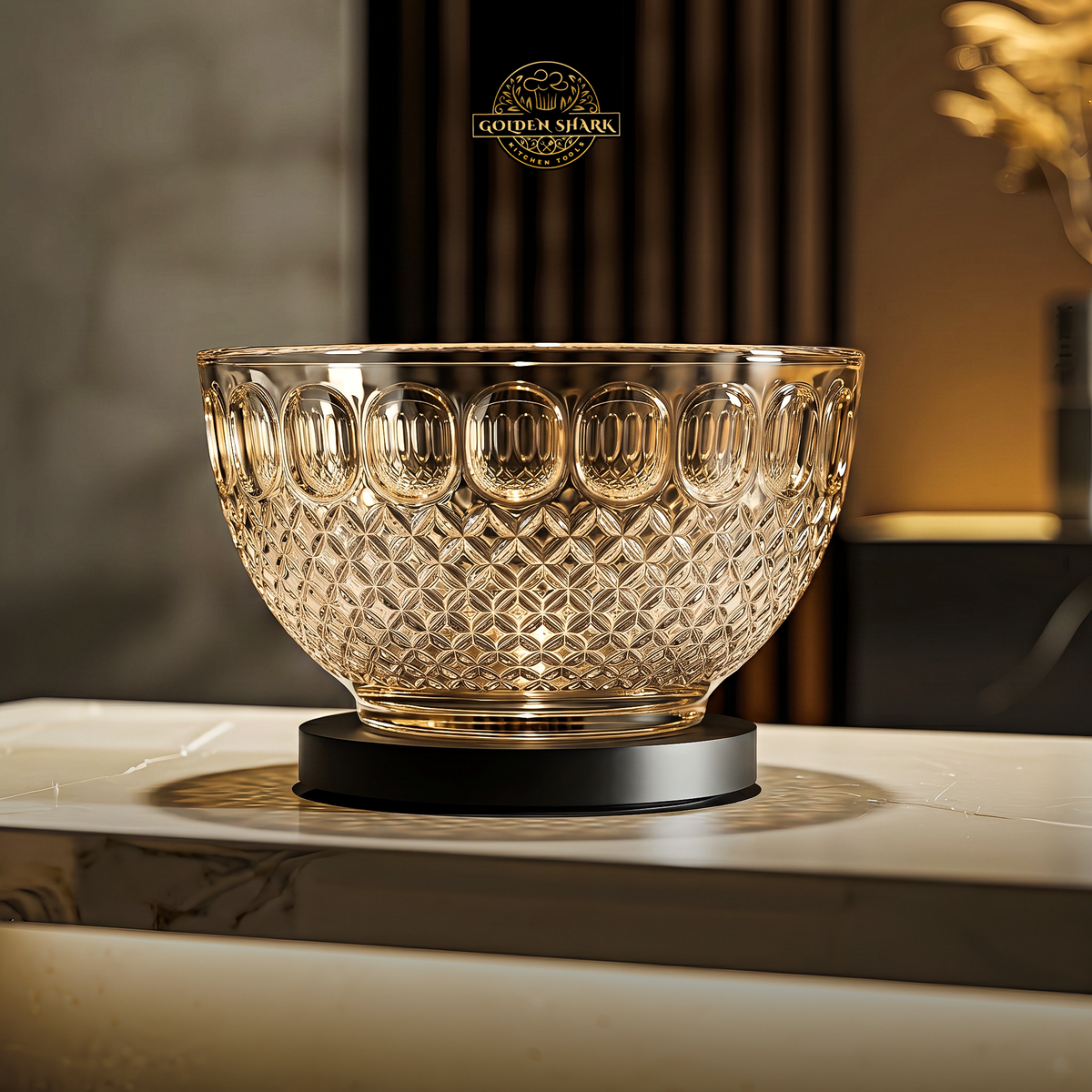 6-Piece Crystal Design Acrylic PC Khoshaf Set