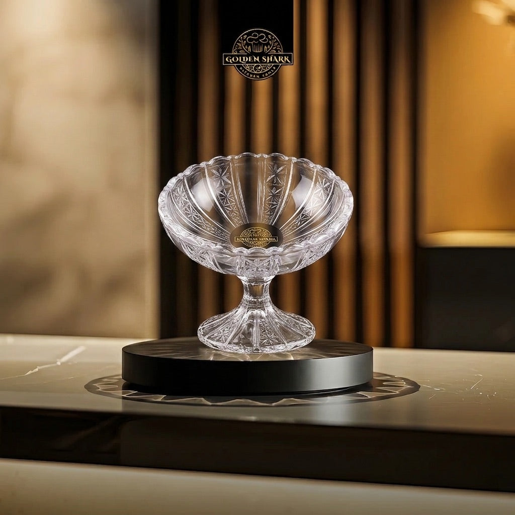 6-Piece Transparent Acrylic PC Serving Goblet Set