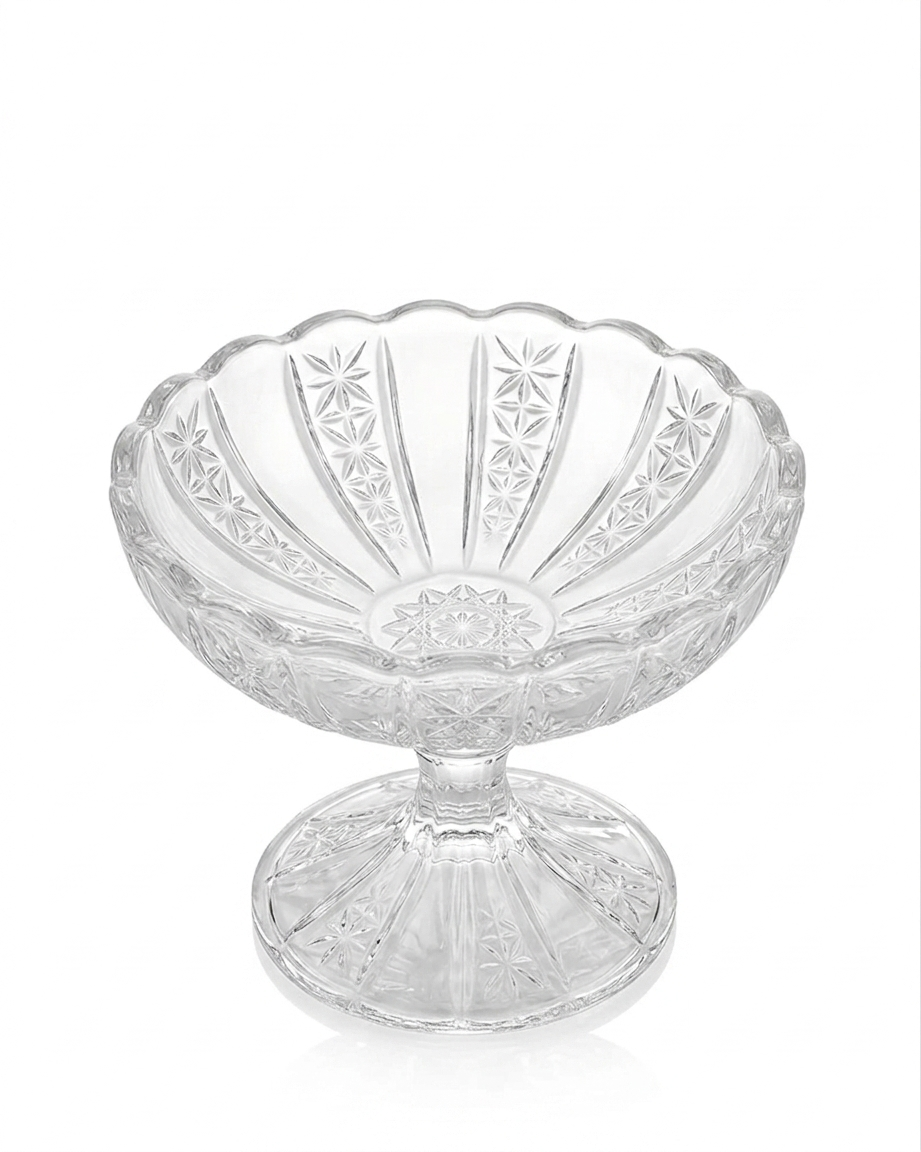 6-Piece Transparent Acrylic PC Serving Goblet Set