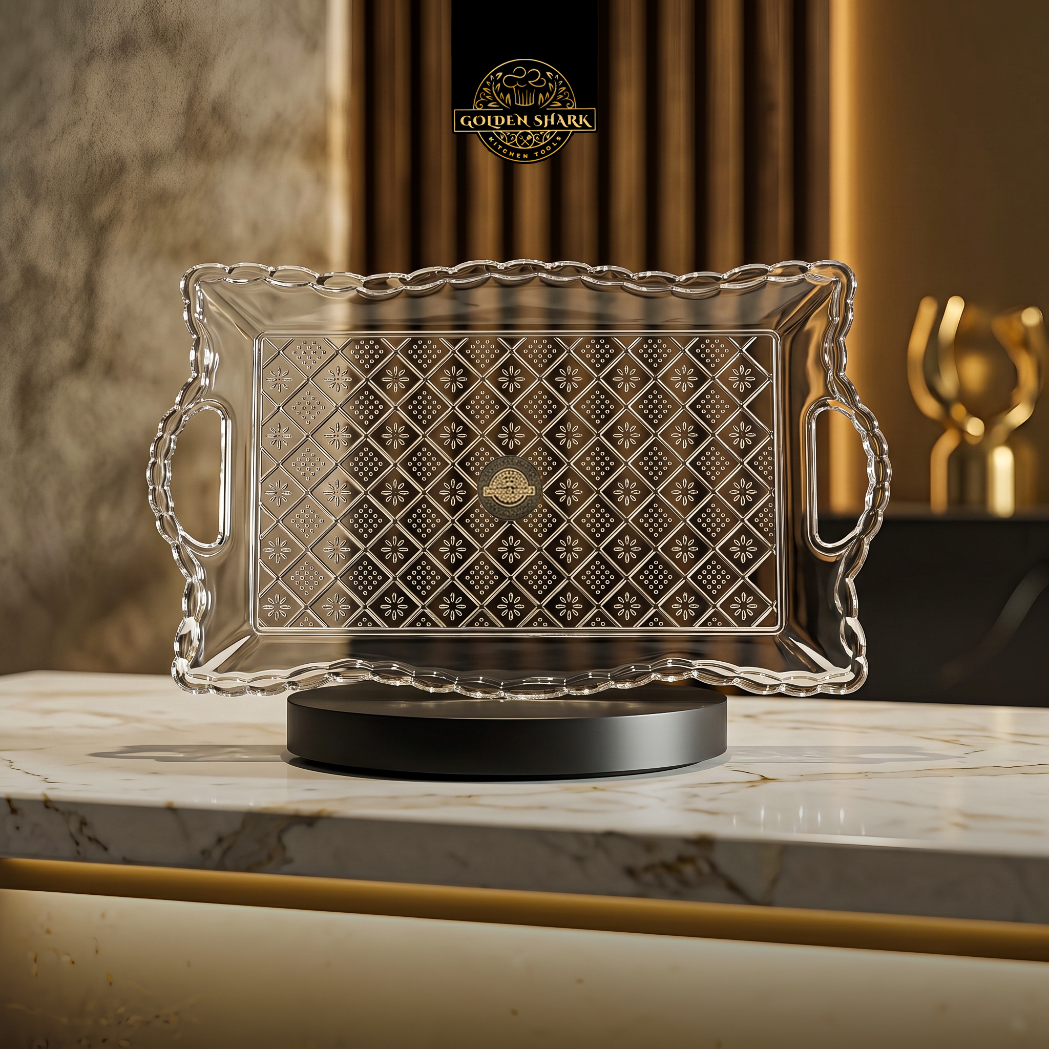 Golden Shark Acrylic PC Tray Set