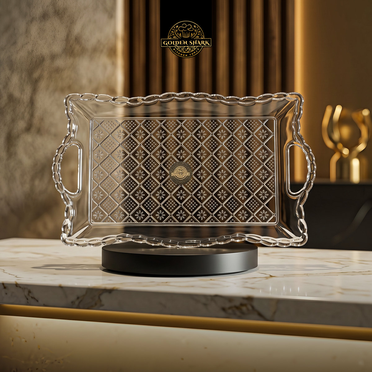 Golden Shark Acrylic PC Tray Set